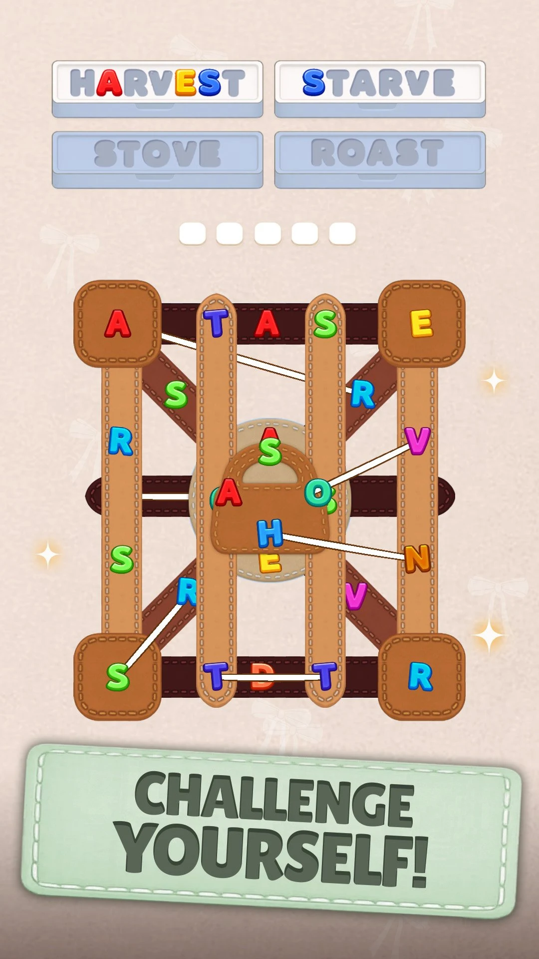 Word Screw Bolt : Puzzle Games screenshot